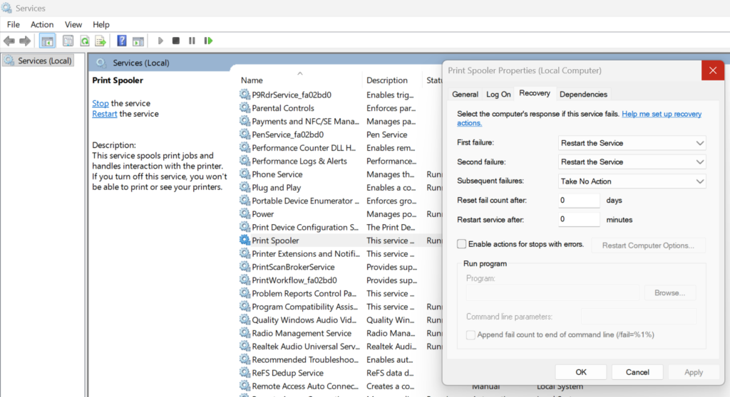 Print Spooler in Windows by hinditechblogging