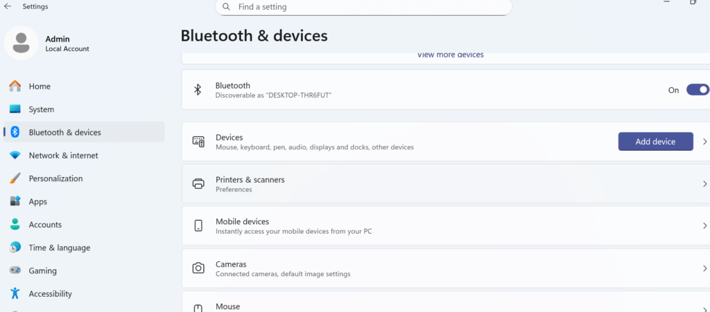 Bluetooth Section
