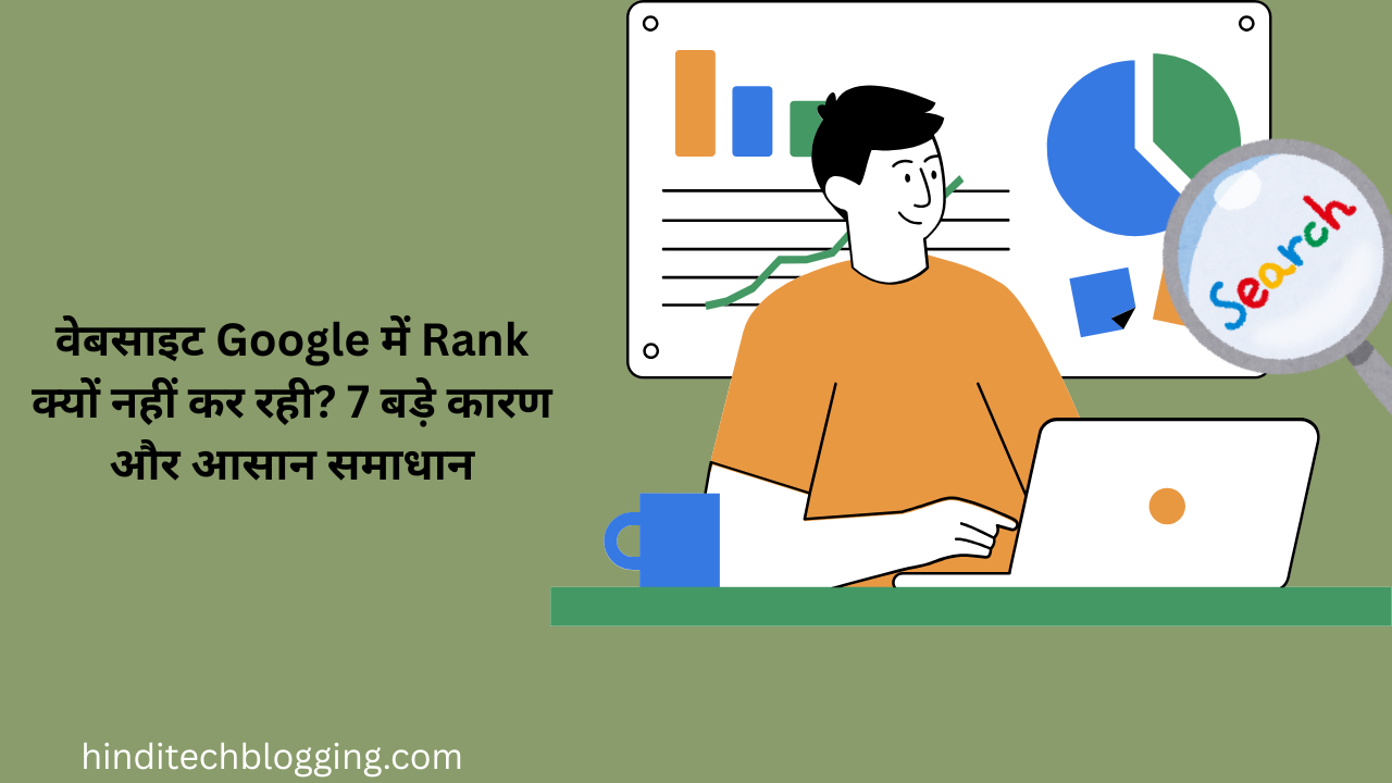 आपकी वेबसाइट Google में Rank क्यों नहीं कर रही? 7 बड़े कारण और आसान समाधान