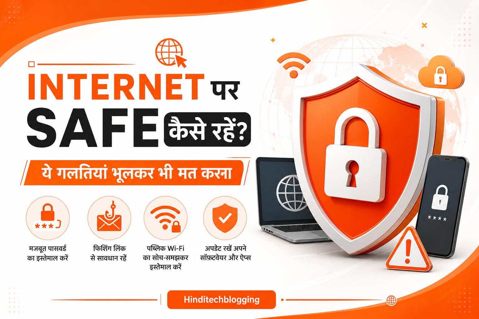 Internet पर Safe कैसे रहें